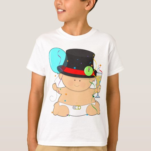 Guten Rutsch ins Neue Jahr-Baby T-Shirt (Vorderseite)