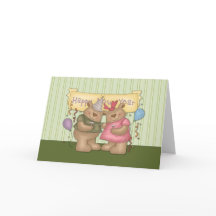 Guten Rutsch ins Neue Jahr-Bären