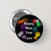 Guten Rutsch ins Neue Jahr Button (Vorne & Hinten)
