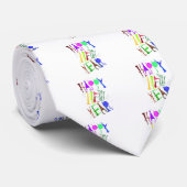 Guten Rutsch ins Neue Jahr-Farbe 2 Krawatte (Gerollt)