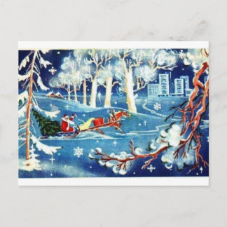 Guten Rutsch ins Neue Jahr! Feiertagspostkarte