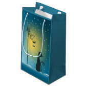 Guten Rutsch ins Neue Jahr-Geschenk-Tasche Kleine Geschenktüte (Rückseite Schrägansicht)