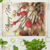 Guten Rutsch ins Neue Jahr-Geschirrtuch Handtuch (Gefaltet)