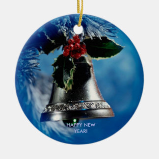 Guten Rutsch ins Neue Jahr Keramikornament