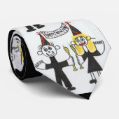 Guten Rutsch ins Neue Jahr Krawatte (Gerollt)