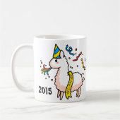 Guten Rutsch ins Neue Jahr-Lama Kaffeetasse (Links)