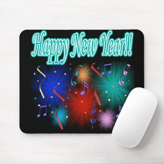 Guten Rutsch ins Neue Jahr Mousepad (Mit Mouse)