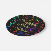 "Guten Rutsch ins Neue Jahr! " Pappteller (Schrägansicht)