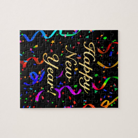 "Guten Rutsch ins Neue Jahr! " Puzzle (Horizontal)