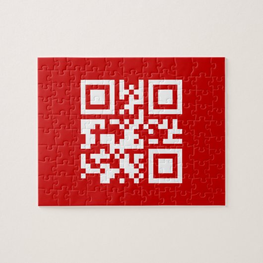 Guten Rutsch ins Neue Jahr! -- QR Code Puzzle (Horizontal)