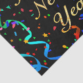 "Guten Rutsch ins Neue Jahr! " Seidenpapier (Ausschnitt)