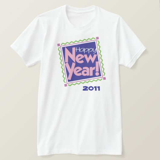 GUTEN RUTSCH INS NEUE JAHR T-Shirt (Design vorne)