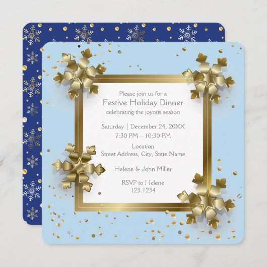 Guten Rutsch ins Neue Jahr-u. Einladung (Vorne/Hinten)