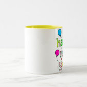 Guten Rutsch ins Neue Jahr Zweifarbige Tasse (Mittel)