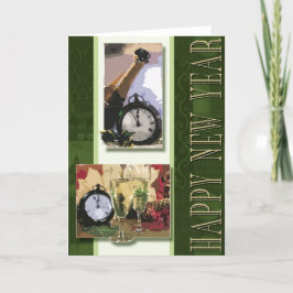 Guten Rutsch ins Neue Jahrkarte Feiertagskarte