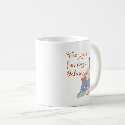 Guten Samstag Kaffeetasse (VorderseiteRechts)