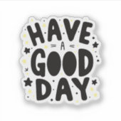 Guten Tag Aufkleber (Vorderseite)