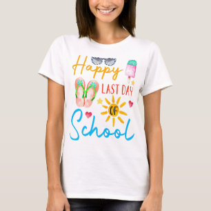 Guten Tag der Schule Hallo Sommer Sommerzeit t T-Shirt