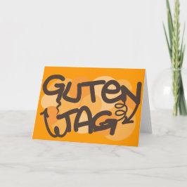 Guten Tag Deutsch im Graffiti-Stil Karte