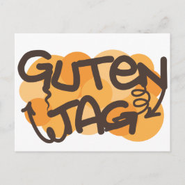Guten Tag Deutsch im Graffiti-Stil Postkarte
