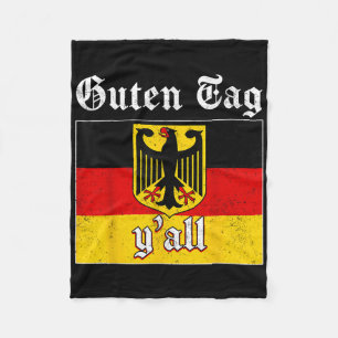 Guten Tag - Deutschland Flaggenfestival Männer Fra Fleecedecke