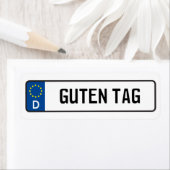 Guten Tag Deutschland kennzeichen (Insitu)