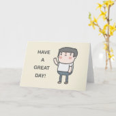 Guten Tag! Karte (Gelbe Blume)