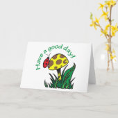 Guten Tag Karte (Gelbe Blume)