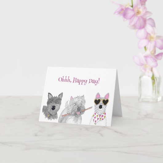 Guten Tag! Karte (Orchidee)