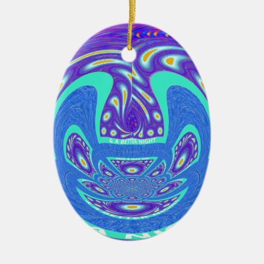Guten Tag Keramikornament (Vorne)