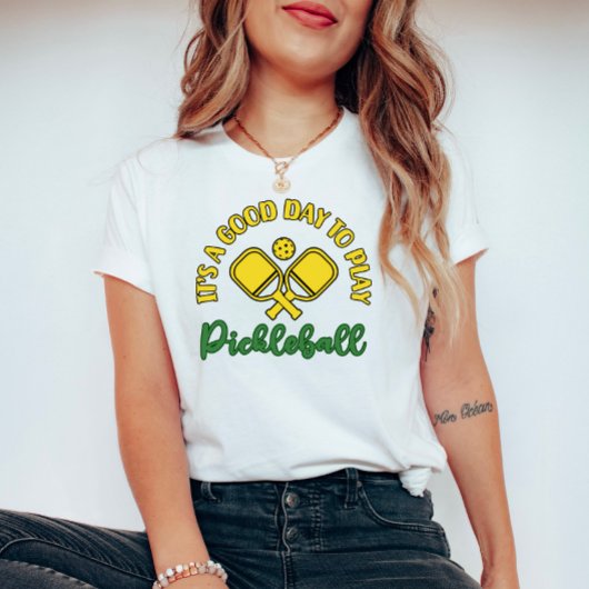 Guten Tag Pickleball spielen T-Shirt