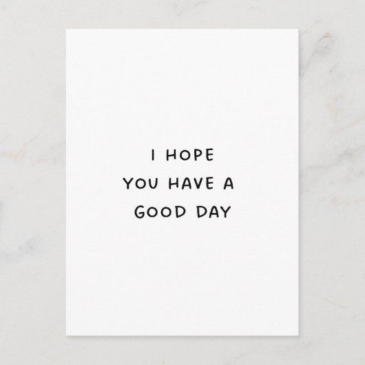 Guten Tag Postkarte (Vorderseite)