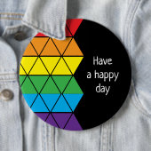 Guten Tag Regenbogen Button (Beispiel)