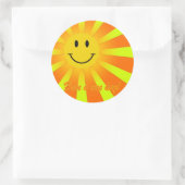 Guten Tag! Runder Aufkleber (Tasche)