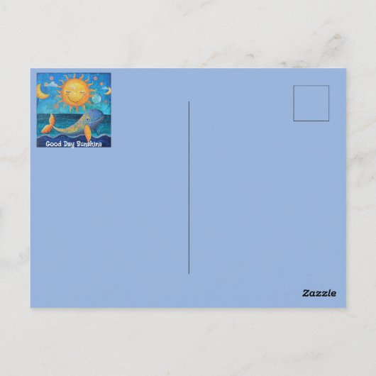 Guten Tag Sonnenschein Postkarte (Rückseite)