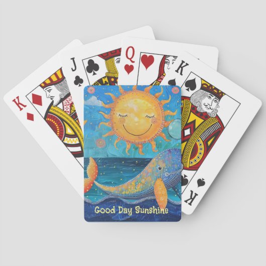 Guten Tag Sonnenschein Spielkarten (Rückseite)