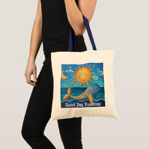 Guten Tag Sonnenschein Tote Tasche