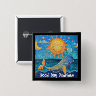 Guten Tag - Sonnenscheintaste Button