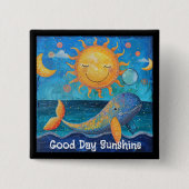 Guten Tag - Sonnenscheintaste Button (Vorderseite)