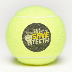 Guten Tag, Zähne Retten Zahnpflegerinnen Tennisbälle