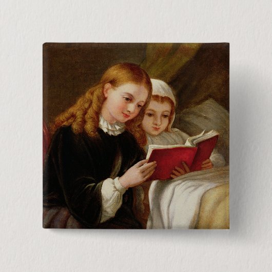 Gutenachtgeschichte Button (Vorderseite)