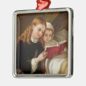 Gutenachtgeschichte Silbernes Ornament (Links)