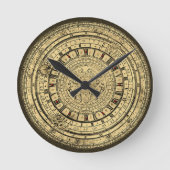 Gutenberg Astrological clock Runde Wanduhr (Vorderseite)