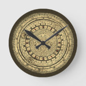 Gutenberg Astrological clock Runde Wanduhr (Vorderseite)