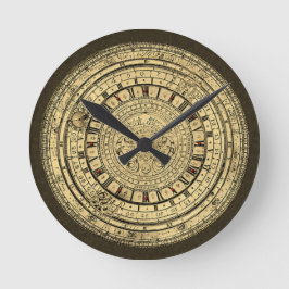Gutenberg Astrological clock Runde Wanduhr