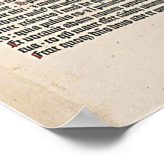 Gutenberg genesis p 3 poster (Ecke)