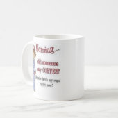 Gutenmorgen Coffe Schale Kaffeetasse (Vorderseite Links)
