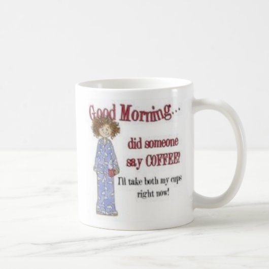 Gutenmorgen Coffe Schale Kaffeetasse (Rechts)