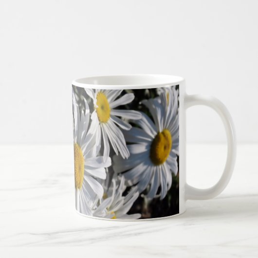 Gutenmorgen-Gänseblümchen Kaffeetasse (Rechts)