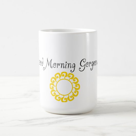 Gutenmorgen herrlich kaffeetasse (Mittel)